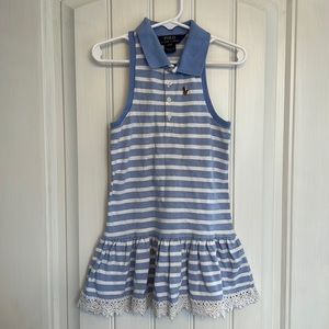 Polo Toddler size 4/4t stripe dress